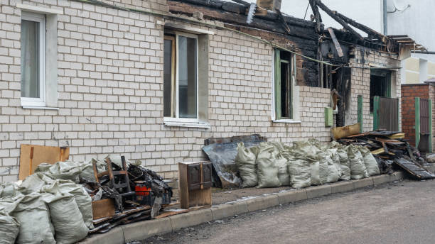 Professional Fire Damage Assessment technician working in Fort Washington, MD